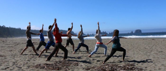 Yoga at Shishi Beach